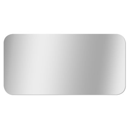 Spiegel rechthoek met gepolijste randen 80x40cm
