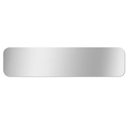 Miroir rectangulaire avec bords polis 125x30cm