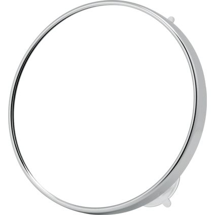 Make-up spiegel rond 5x vergrotend met zuignap chroom Ø15cm