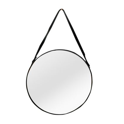 Miroir Loft rond noir Ø60cm