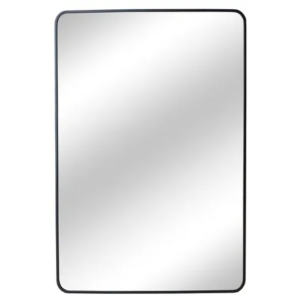 Miroir Lounge rectangle noir 70x50cm