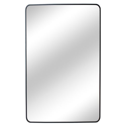 Miroir Lounge rectangle noir 90x60cm