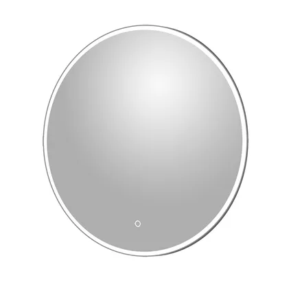 Miroir Renzo rond avec éclairage LED capteur tactile et miroir chauffant Ø60cm 2