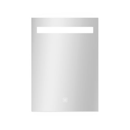 Miroir Portland rectangle avec éclairage led et capteur tactile 70x50cm