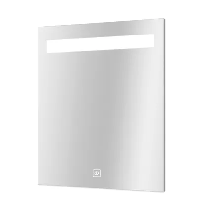 Miroir Portland rectangle avec éclairage led et capteur tactile 70x50cm 2