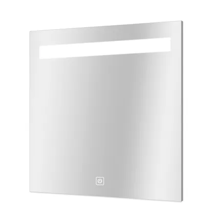 Miroir Portland rectangle avec éclairage led et capteur tactile 70x60cm 2