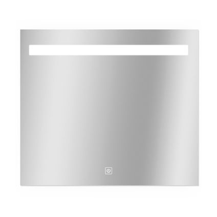 Miroir Portland rectangle avec éclairage led et capteur tactile 70x80cm