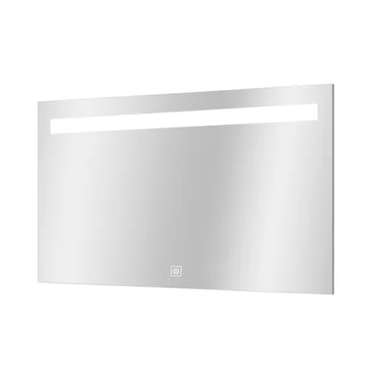 Miroir Portland rectangle avec éclairage led et capteur tactile 70x90cm 2