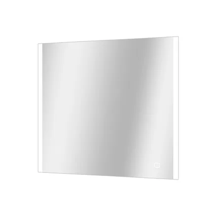 Miroir Grant carré avec éclairage LED capteur tactile et miroir chauffant 60x60cm 2