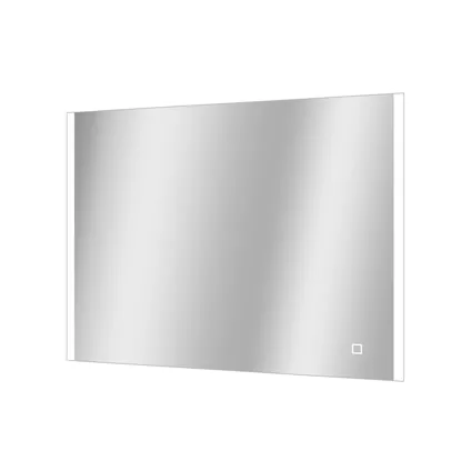 Miroir Grant carré avec éclairage LED capteur tactile et miroir chauffant 60x80cm 2