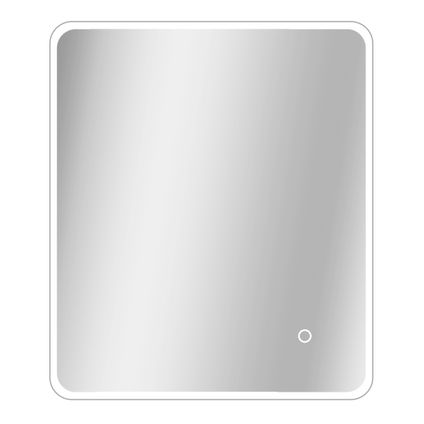 Spiegel Renzo rechthoek met ledverlichting touch sensor en spiegelverwarming 70x60cm