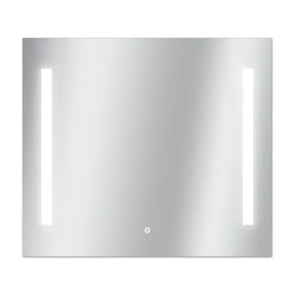 Miroir Scott rectangle avec éclairage LED et capteur tactile 70x80cm