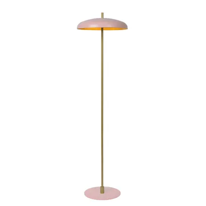 Lucide vloerlamp Elgin roze Ø38cm 3xG9