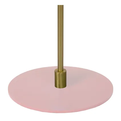 Lucide vloerlamp Elgin roze Ø38cm 3xG9 5
