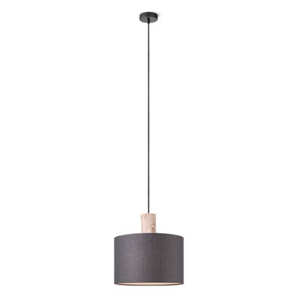 Home Sweet Home hanglamp linnen zwart E27 ⌀30cm