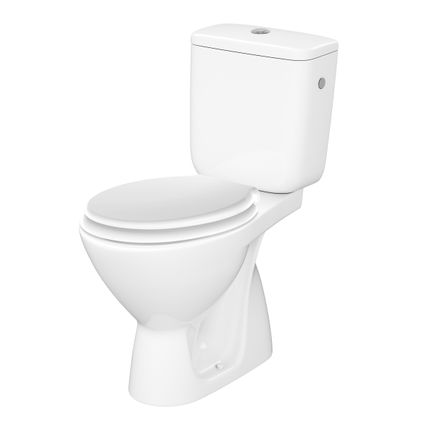 Allibert duoblok toilet Vito I AO aanlsuiting I Quick release & Soft-close toiletzitting wit