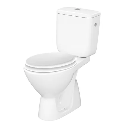 Allibert duoblok toilet Vito I AO aanlsuiting I Quick release & Soft-close toiletzitting wit