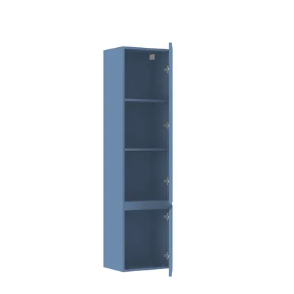 Allibert kolomkast Verso 40x156cm met 2 deuren rechts baltisch blauw mat 2