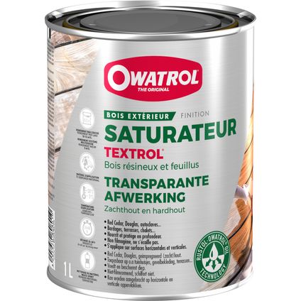 Owatrol verzadiger voor naald- en loofhout Textrol rustieke eik mat 1L