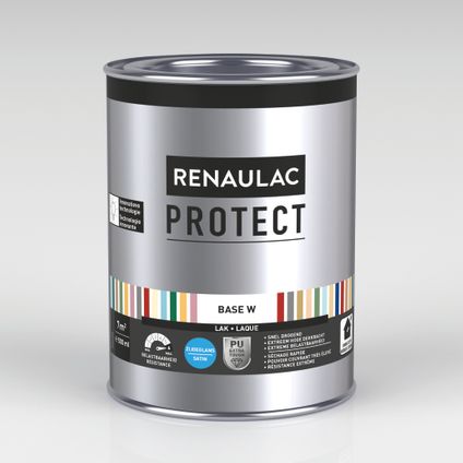 Renaulac lak Protect mix base W zijdeglans 500ml