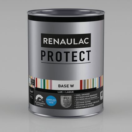 Renaulac lak Protect mix base W zijdeglans 1L