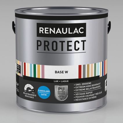 Renaulac lak Protect mix base W zijdeglans 2,5L