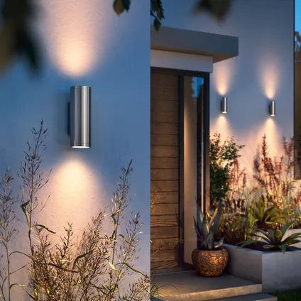 Philips Hue Appear wandlamp - wit en gekleurd licht - roestvrij staal 4