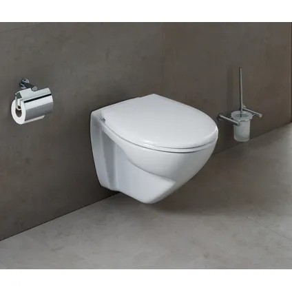 Aquavive hangtoilet Cetus wit | Verhoogd model | Soft-close toiletzitting | Randsloos toiletpot 2