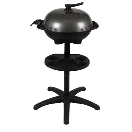 Tristar elektrische tafelbarbecue BQ2823 zwart 1600W 3