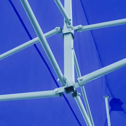 vidaXL Tente de réception pliable bleue 3 x 6 m 6
