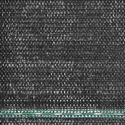 VidaXL tennisscherm 1x100m HDPE zwart 3