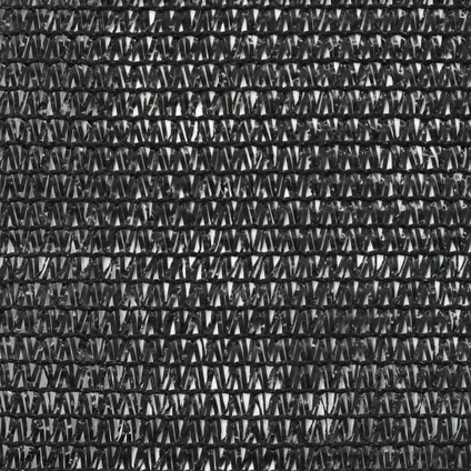 VidaXL tennisscherm 1,2x25m HDPE zwart 2