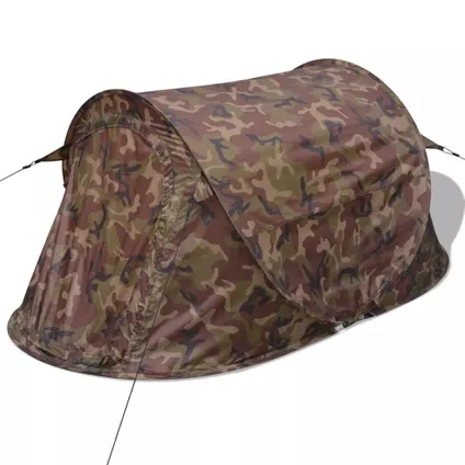 VidaXL tent pop-up 2-persoons camouflage 3