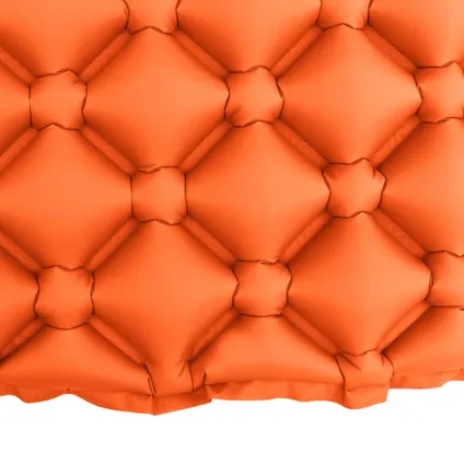 VidaXL luchtbed met kussen opblaasbaar 58x190cm oranje 2