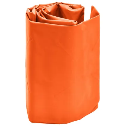 VidaXL luchtbed met kussen opblaasbaar 58x190cm oranje 4