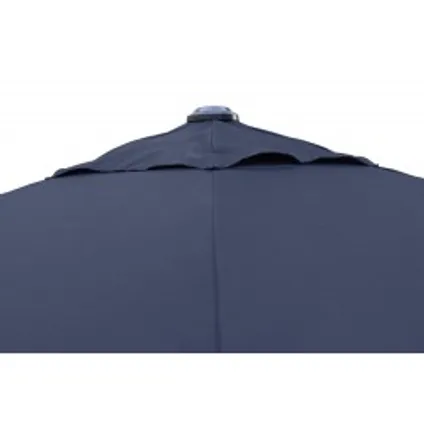 Parasol droit coupe-vent Easywind Belveo Harmattan polyester gris 3x3m 4