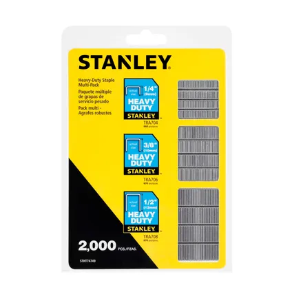 Multipack d'agrafes type G Stanley 8mm- 2000 pièces 3