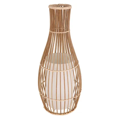 Lampe à poser Globo Laglio naturel bambou E27 3