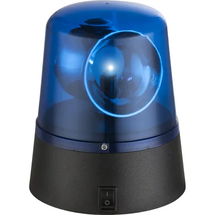 Globo tafellamp LED Police blauw 0,06W