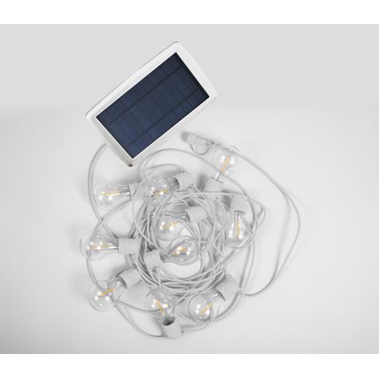 Guirlande lumineuse Newgarden Allegra solaire LED 8m blanc
