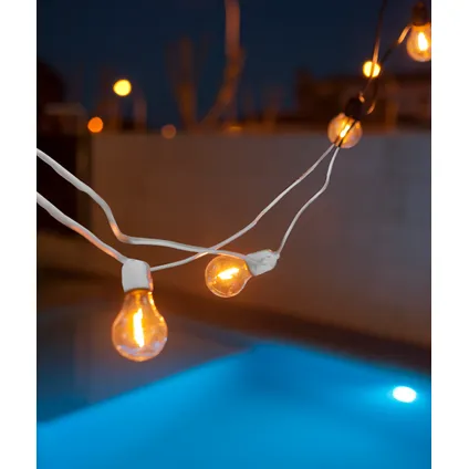 Guirlande lumineuse Newgarden Allegra solaire LED 8m blanc 6