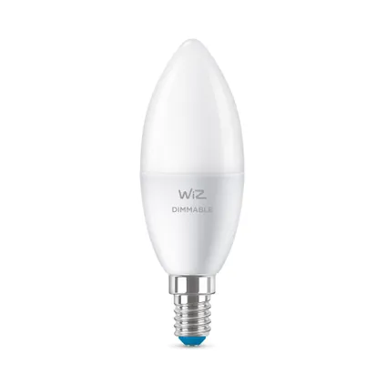 WiZ ledlamp kaars C37 warm wit E14 4,9W 4