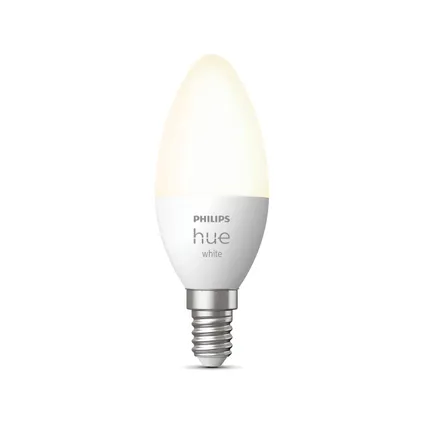 Ampoule LED bougie Philips Hue blanc chaud E14 5,5W 2