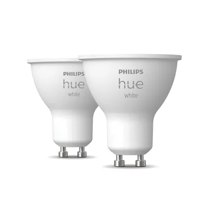 Spot LED Philips Hue blanc chaud GU10 5.2W 2 pièces 3