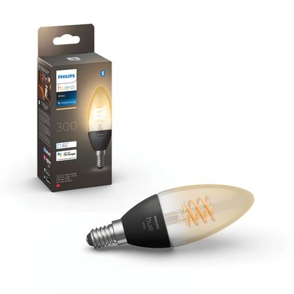 Ampoule LED Philips Hue bougie blanc chaud E14 4,5W