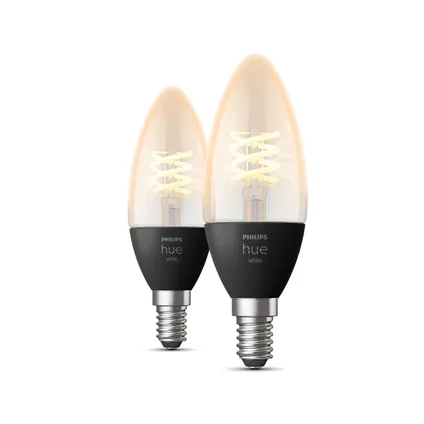 Philips Hue filamentlamp kaars warm wit E14 4,5W 2 stuks 3