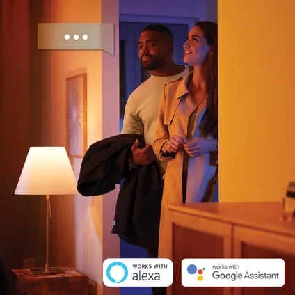 Philips Hue plafondlamp Being wit 22,5W met Hue Dimmer switch 7