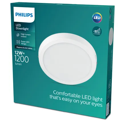 Philips plafondlamp Magneos led wit ⌀21cm 12W 6