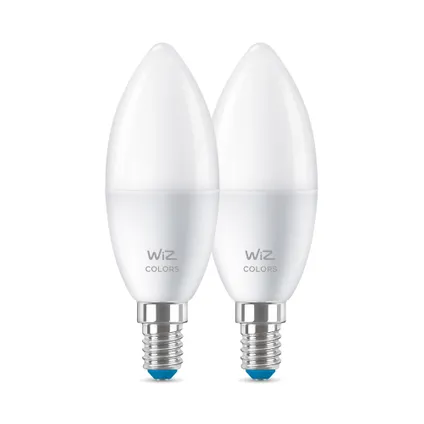 WiZ slimme ledlamp kaars C37 E14 4,9W 2 stuks 10