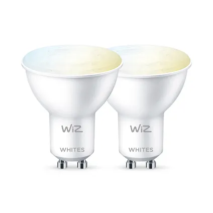 Spot LED intelligente WiZ blanc chaud GU10 50W 2 pièces 3